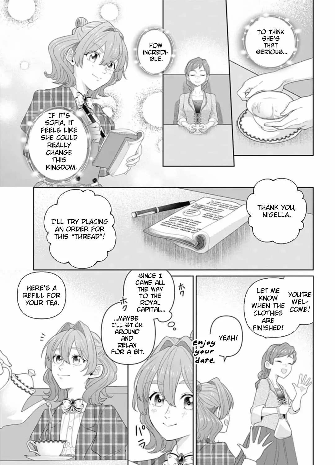 Sophia the Tailor: A Poor Noble Lady Enriching Lives with Modern Clothing Chapter 7 page 16 - 