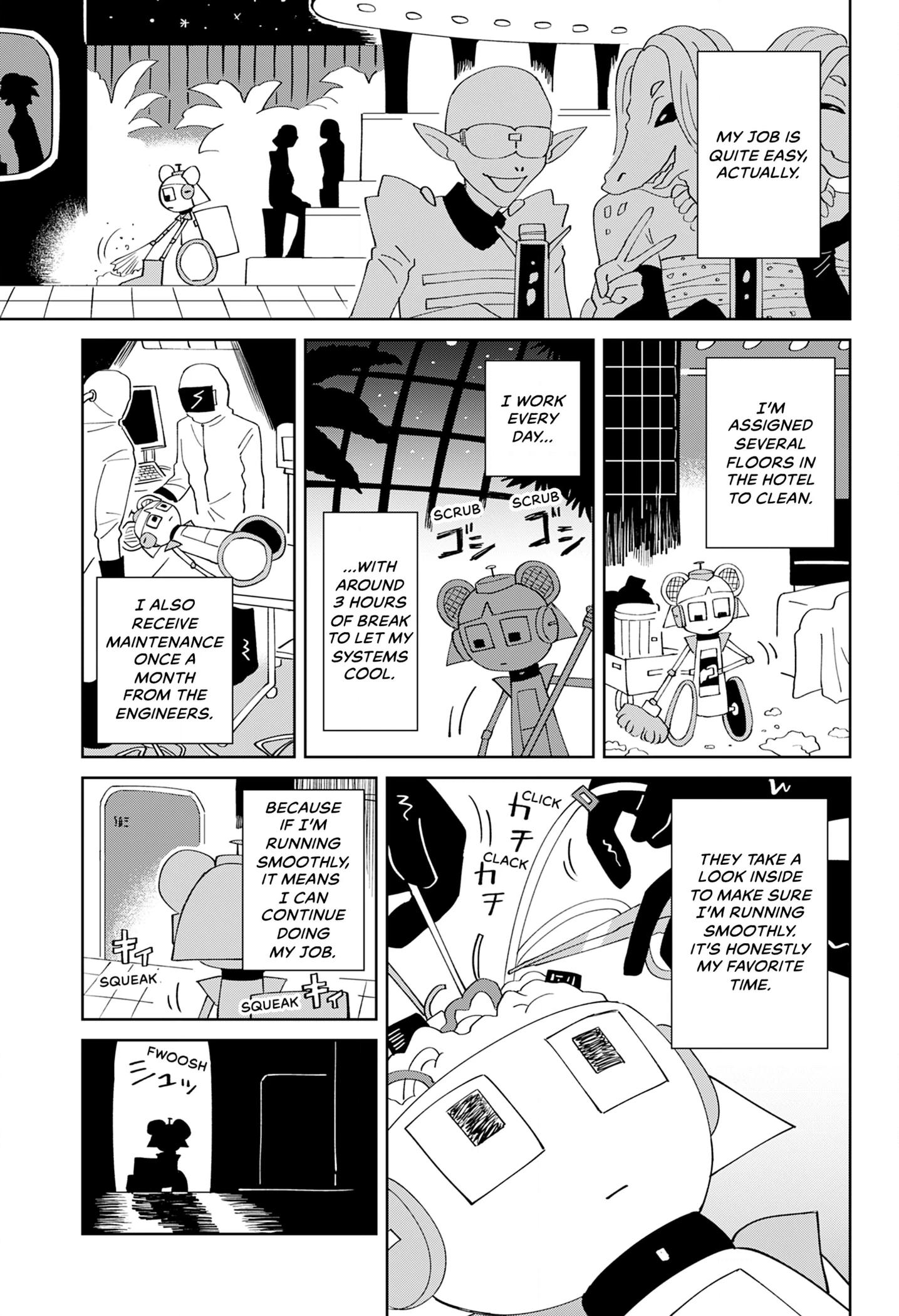 Souji Robot J-ko no Kyuujitsu Chapter 0 page 4 - 