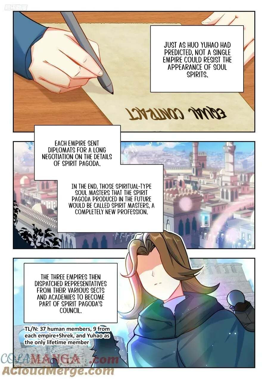 Soul Land 2: The Unrivaled Tang Sect (Colored) Chapter 611 page 4 - 