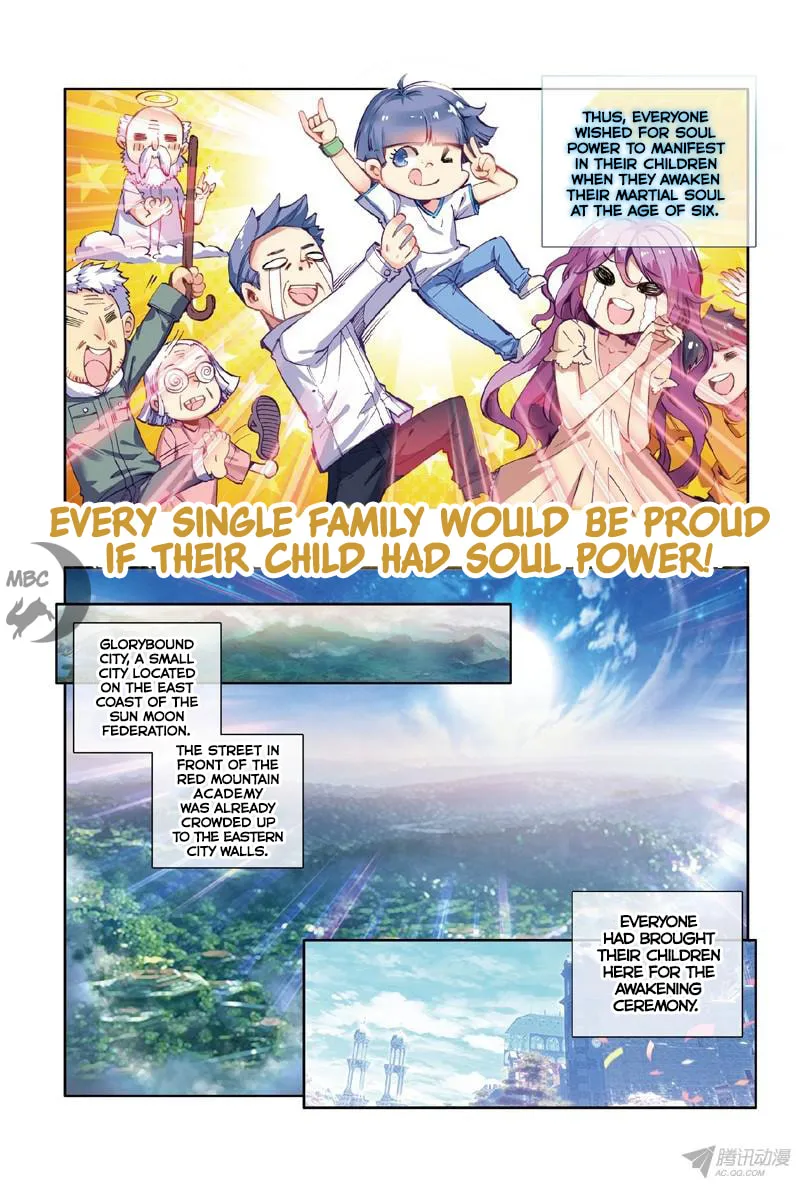 Soul Land 3: Legend of the Dragon King (Colored) Chapter 1.1 page 4 - 