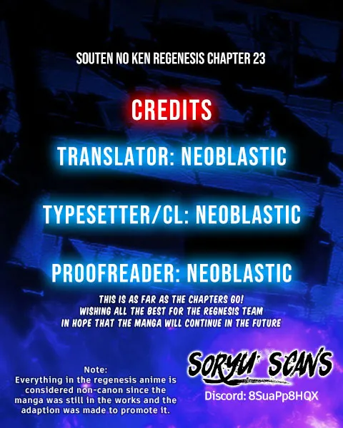 Souten no Ken Regenesis Chapter 23 page 22 - 