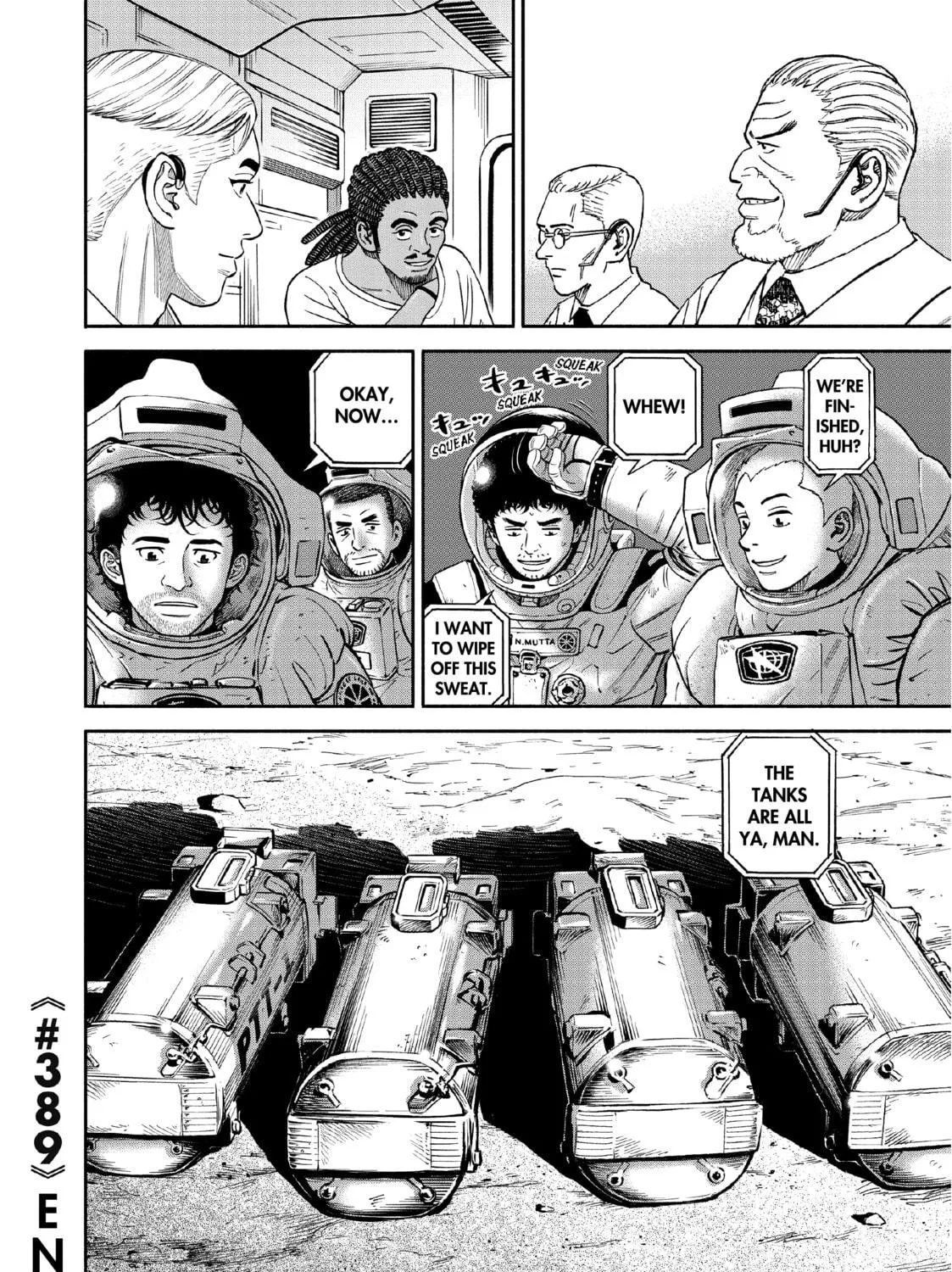 Space Brothers Chapter 389 page 39 - 