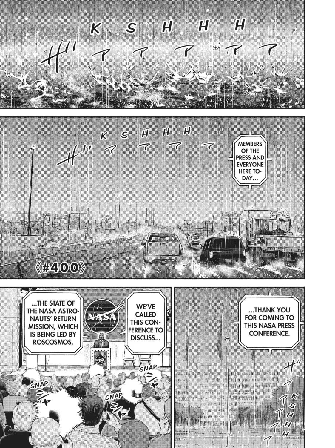 Space Brothers Chapter 400 page 1 - 