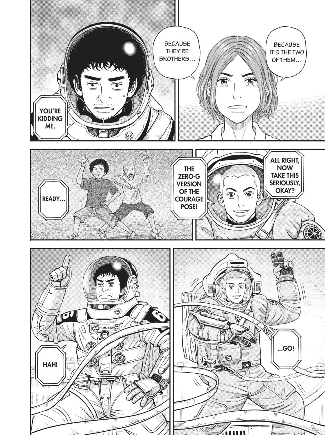Space Brothers Chapter 403 page 35 - 