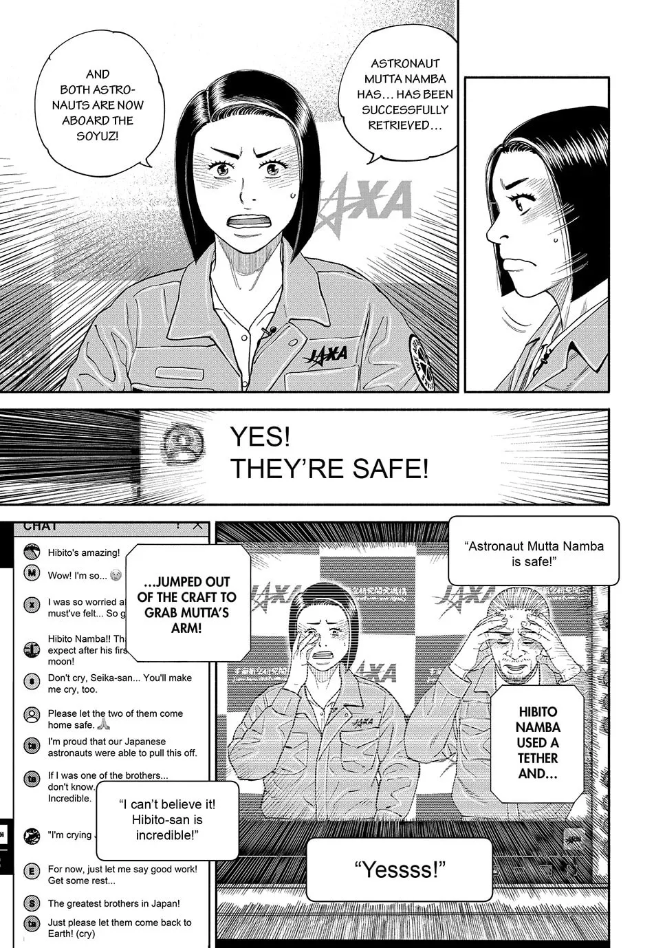 Space Brothers Chapter 424 page 13 - 