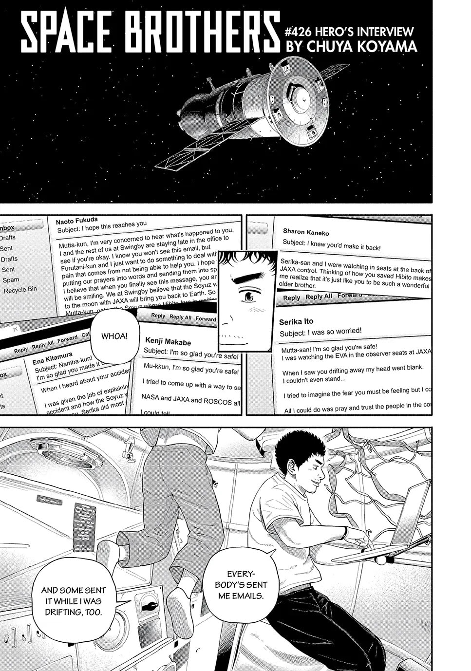 Space Brothers Chapter 426 page 1 - 