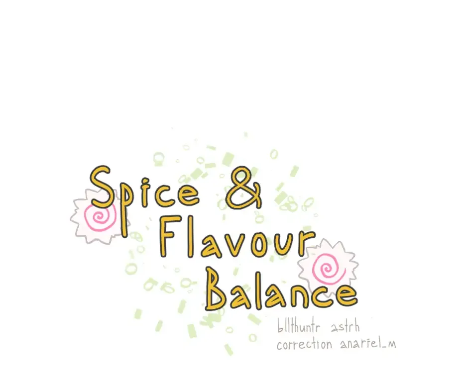 Spice and flavour balance Chapter 3 page 6 - 