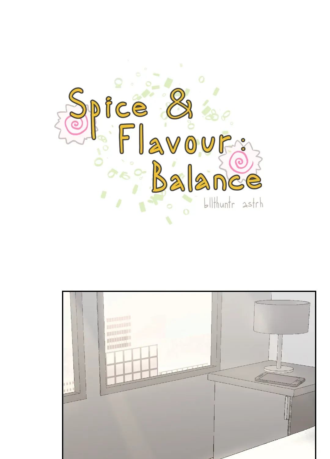 Spice and flavour balance Chapter 7 page 1 - 