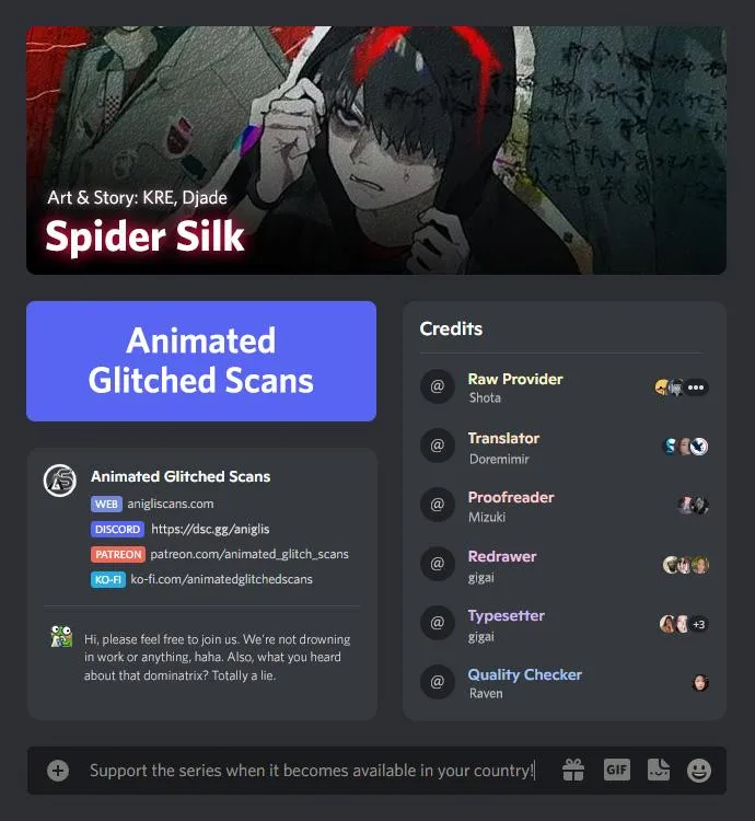 Spider Web Chapter 8 page 1 - 