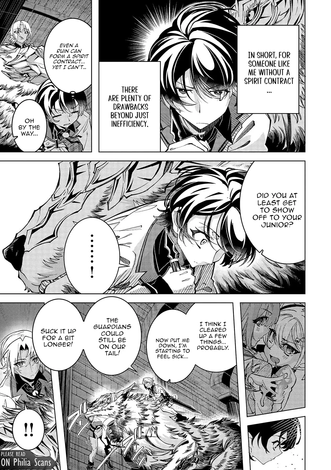 Spirit Master Who Is Thought to Be Hiding His True Ability Is Actually Always Fighting Very Seriously Chapter 4.2 page 9 - 