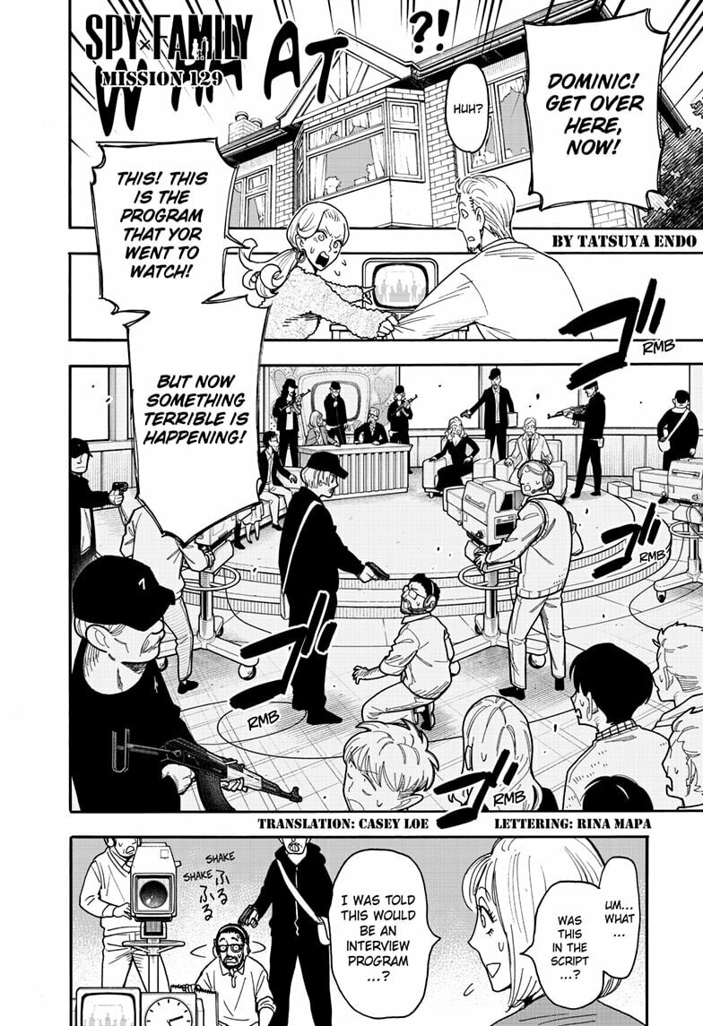 SPY x FAMILY Chapter 129 page 1 - 