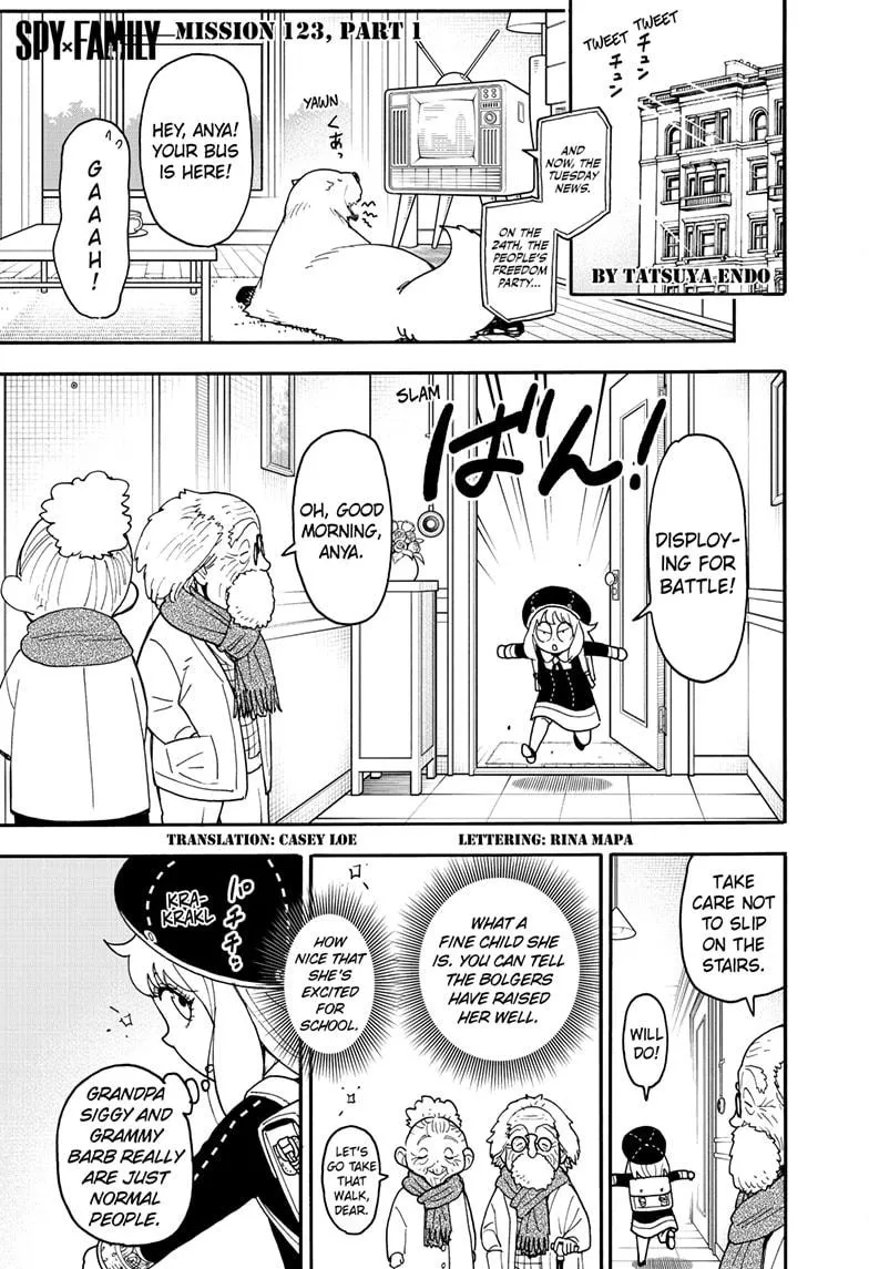 Spy×Family Chapter 123 page 1 - 
