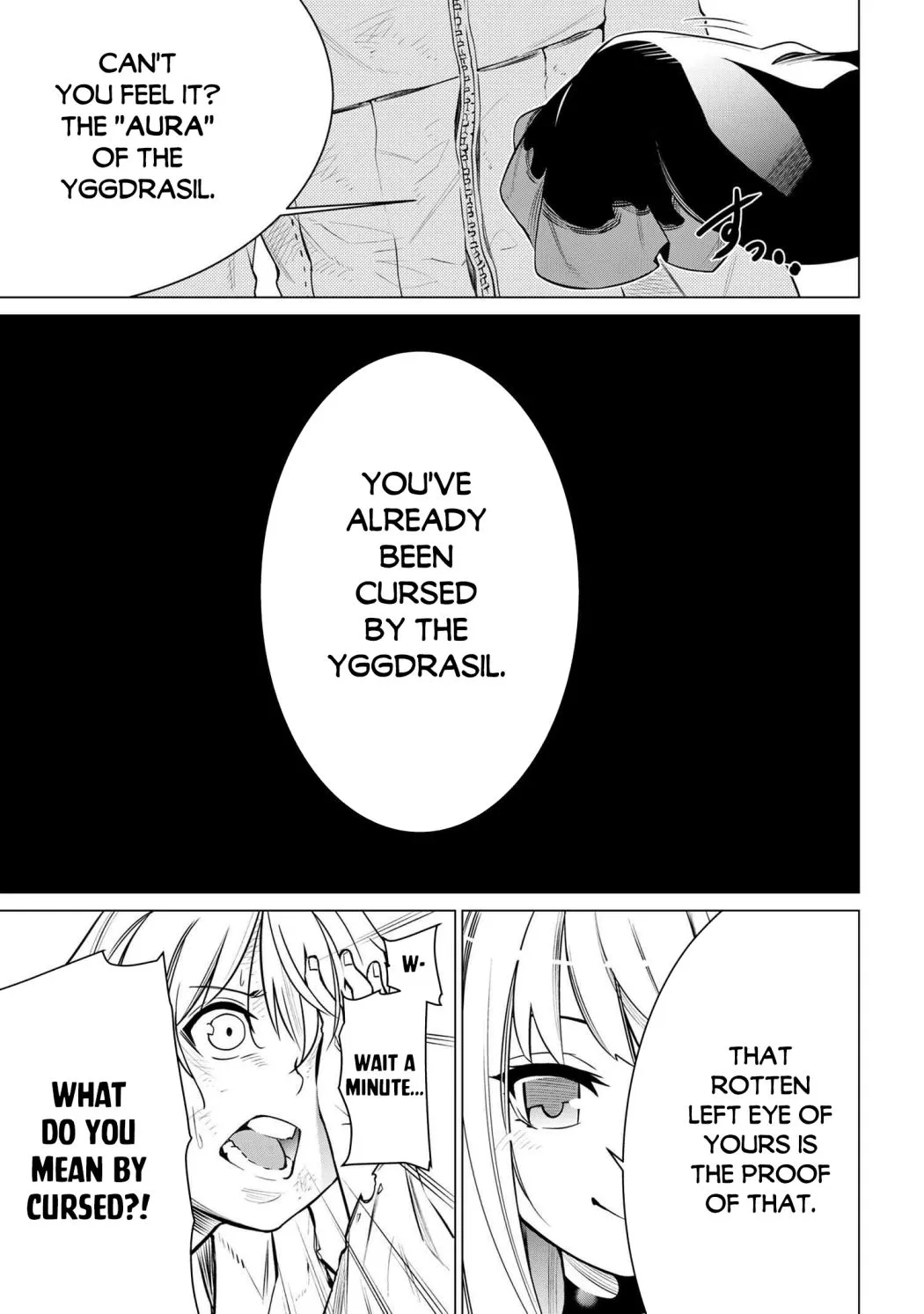 SSS RANK DUNGEON DE KNIFE ICHIHON TEWATASARE TSUIHOU SARETA HAKUMA DOUSHI: YGGDRASIL NO NOROI NIYORI JAKUTEN DEARU MARYOKU FUSOKU O KOKUFUKUSHI SEKAI SAIKYOU E TO ITARU Chapter 1 page 58 - 