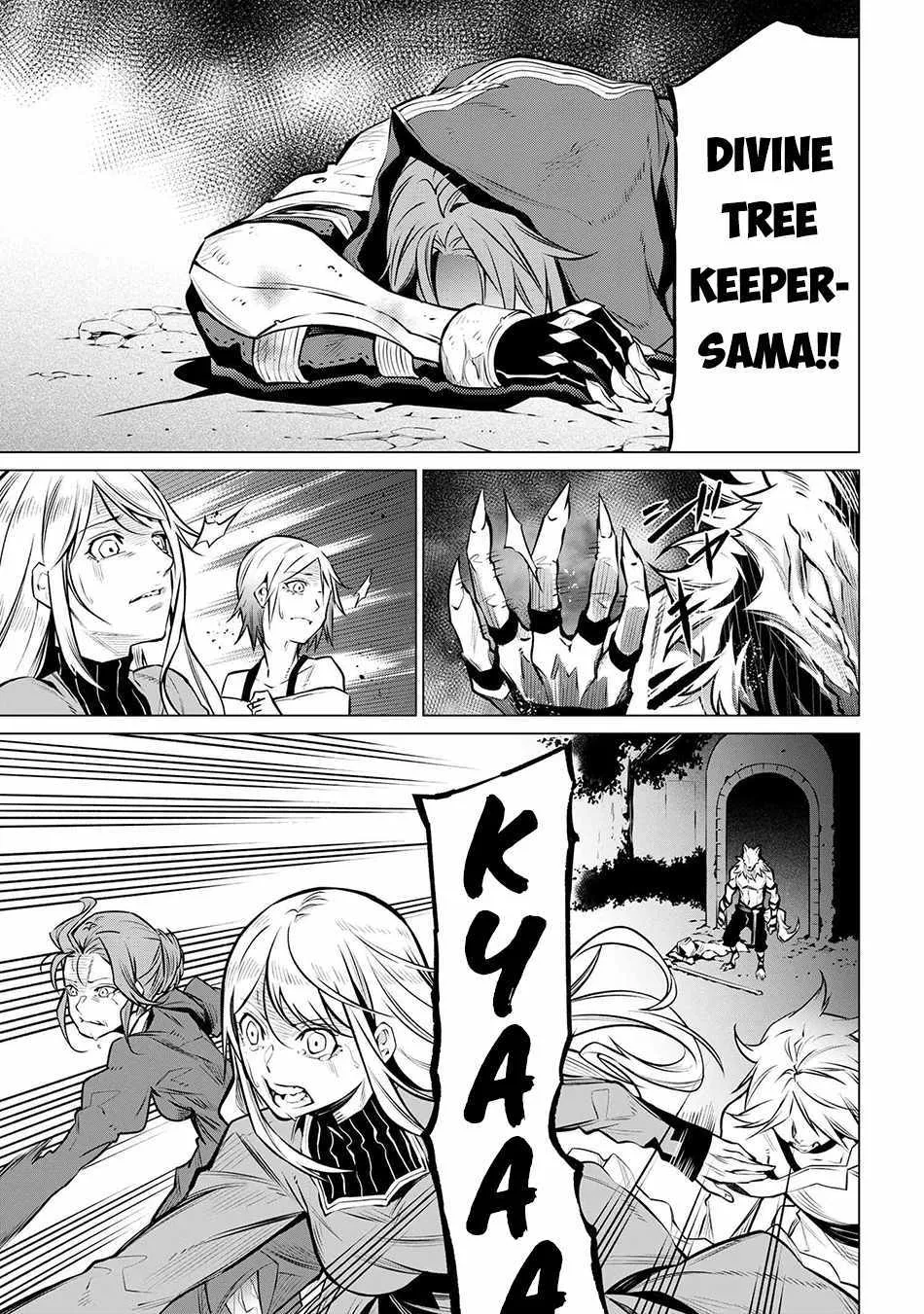 SSS RANK DUNGEON DE KNIFE ICHIHON TEWATASARE TSUIHOU SARETA HAKUMA DOUSHI: YGGDRASIL NO NOROI NIYORI JAKUTEN DEARU MARYOKU FUSOKU O KOKUFUKUSHI SEKAI SAIKYOU E TO ITARU Chapter 10.1 page 14 - 