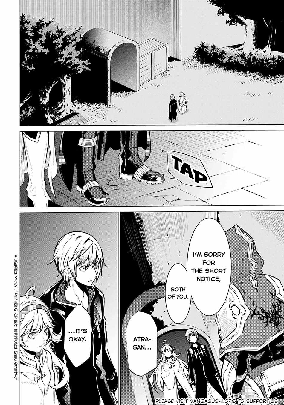 SSS RANK DUNGEON DE KNIFE ICHIHON TEWATASARE TSUIHOU SARETA HAKUMA DOUSHI: YGGDRASIL NO NOROI NIYORI JAKUTEN DEARU MARYOKU FUSOKU O KOKUFUKUSHI SEKAI SAIKYOU E TO ITARU Chapter 10.2 page 2 - 