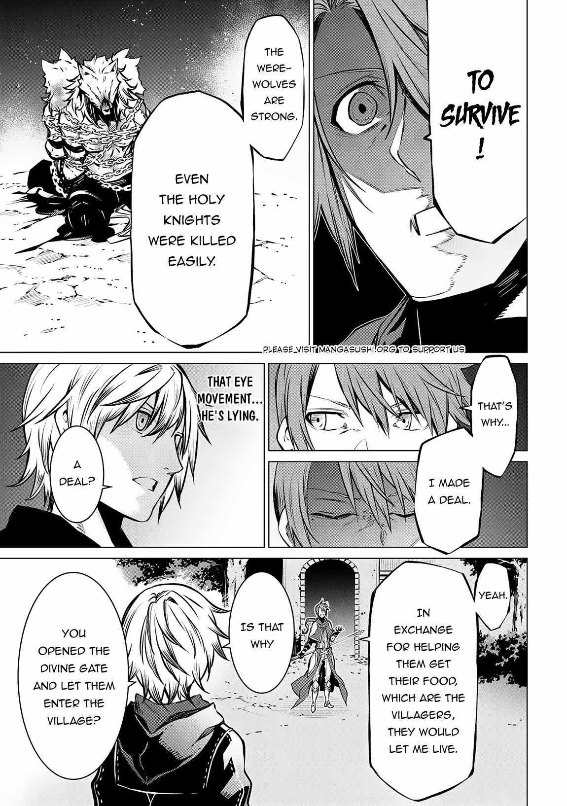 SSS RANK DUNGEON DE KNIFE ICHIHON TEWATASARE TSUIHOU SARETA HAKUMA DOUSHI: YGGDRASIL NO NOROI NIYORI JAKUTEN DEARU MARYOKU FUSOKU O KOKUFUKUSHI SEKAI SAIKYOU E TO ITARU Chapter 11.2 page 6 - 