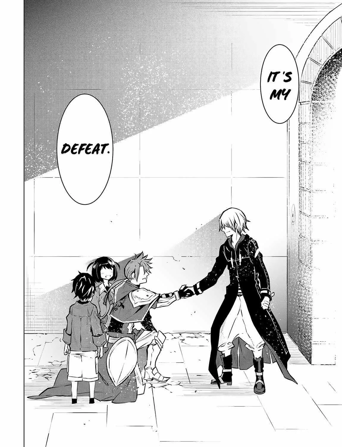 SSS RANK DUNGEON DE KNIFE ICHIHON TEWATASARE TSUIHOU SARETA HAKUMA DOUSHI: YGGDRASIL NO NOROI NIYORI JAKUTEN DEARU MARYOKU FUSOKU O KOKUFUKUSHI SEKAI SAIKYOU E TO ITARU Chapter 12 page 40 - 