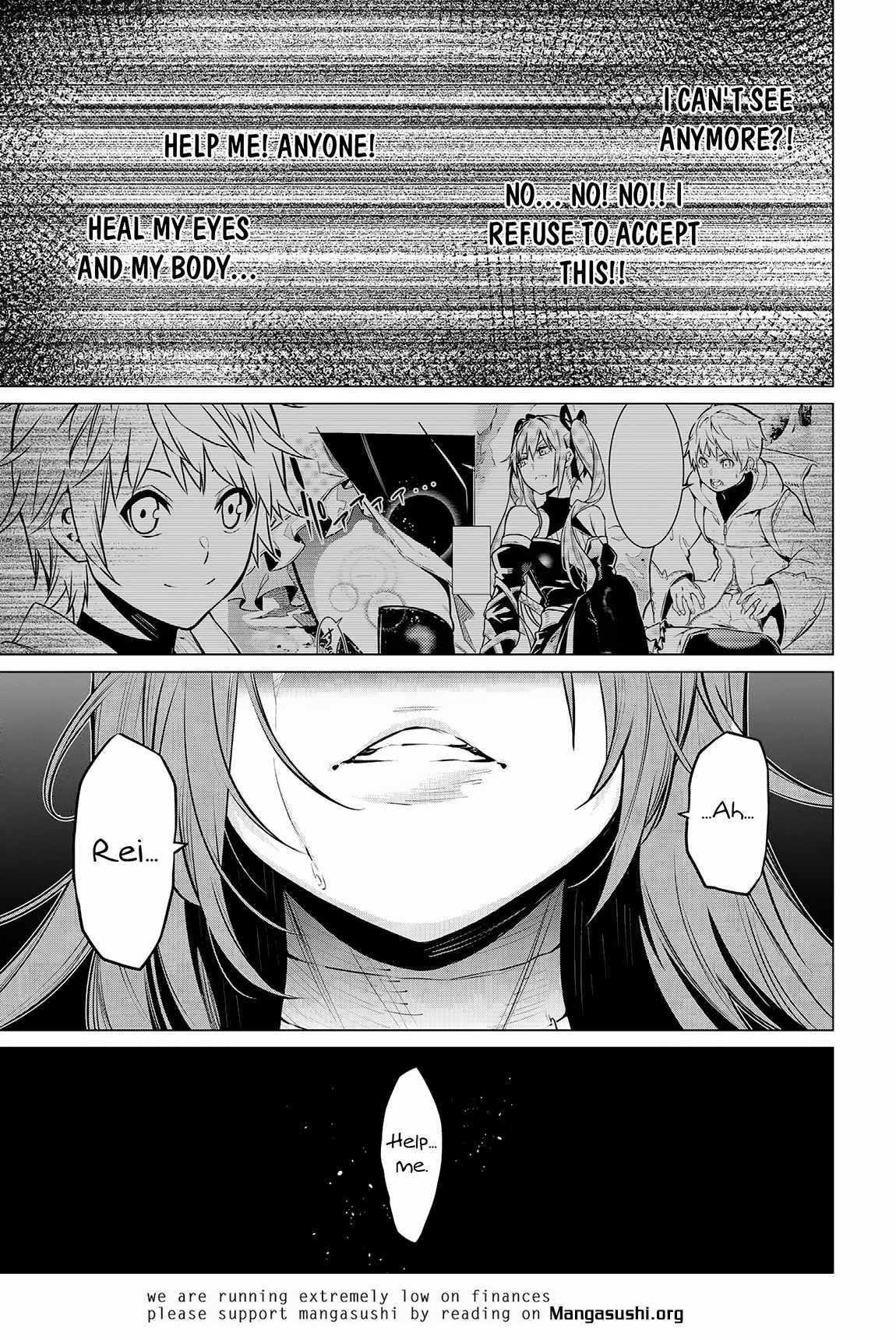 SSS RANK DUNGEON DE KNIFE ICHIHON TEWATASARE TSUIHOU SARETA HAKUMA DOUSHI: YGGDRASIL NO NOROI NIYORI JAKUTEN DEARU MARYOKU FUSOKU O KOKUFUKUSHI SEKAI SAIKYOU E TO ITARU Chapter 13.2 page 26 - 