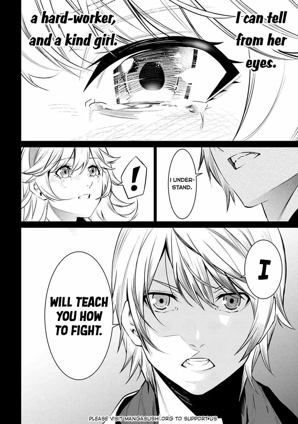 SSS RANK DUNGEON DE KNIFE ICHIHON TEWATASARE TSUIHOU SARETA HAKUMA DOUSHI: YGGDRASIL NO NOROI NIYORI JAKUTEN DEARU MARYOKU FUSOKU O KOKUFUKUSHI SEKAI SAIKYOU E TO ITARU Chapter 14 page 12 - 