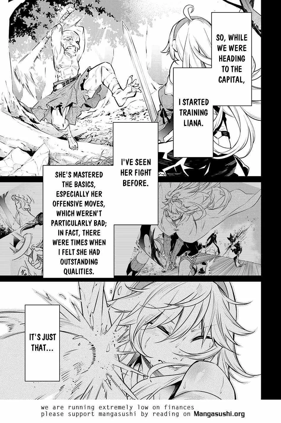 SSS RANK DUNGEON DE KNIFE ICHIHON TEWATASARE TSUIHOU SARETA HAKUMA DOUSHI: YGGDRASIL NO NOROI NIYORI JAKUTEN DEARU MARYOKU FUSOKU O KOKUFUKUSHI SEKAI SAIKYOU E TO ITARU Chapter 14 page 13 - 