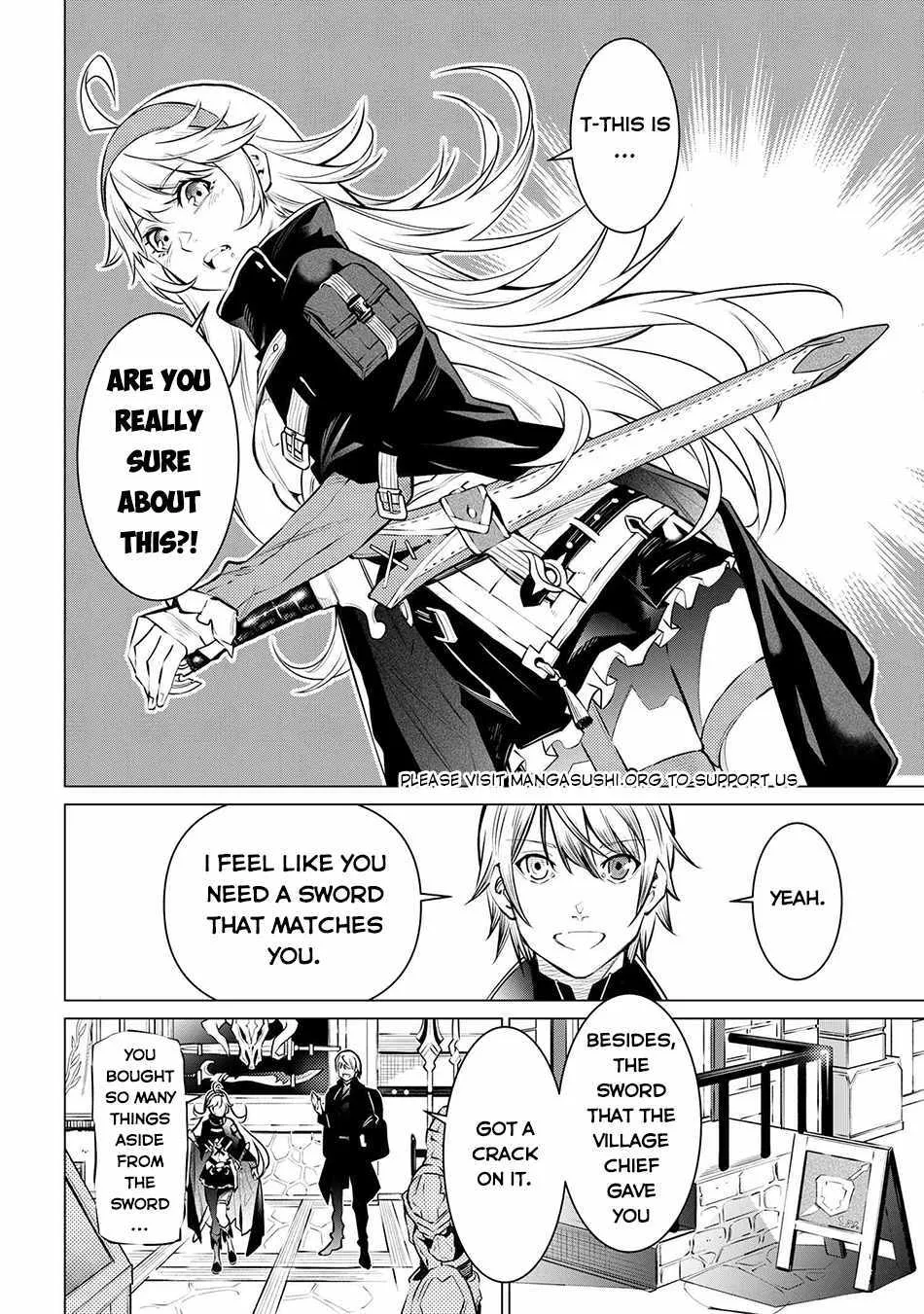 SSS RANK DUNGEON DE KNIFE ICHIHON TEWATASARE TSUIHOU SARETA HAKUMA DOUSHI: YGGDRASIL NO NOROI NIYORI JAKUTEN DEARU MARYOKU FUSOKU O KOKUFUKUSHI SEKAI SAIKYOU E TO ITARU Chapter 14 page 8 - 