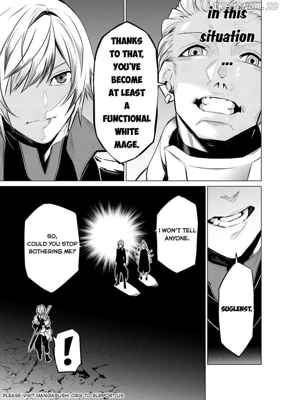 SSS RANK DUNGEON DE KNIFE ICHIHON TEWATASARE TSUIHOU SARETA HAKUMA DOUSHI: YGGDRASIL NO NOROI NIYORI JAKUTEN DEARU MARYOKU FUSOKU O KOKUFUKUSHI SEKAI SAIKYOU E TO ITARU Chapter 15 page 18 - 