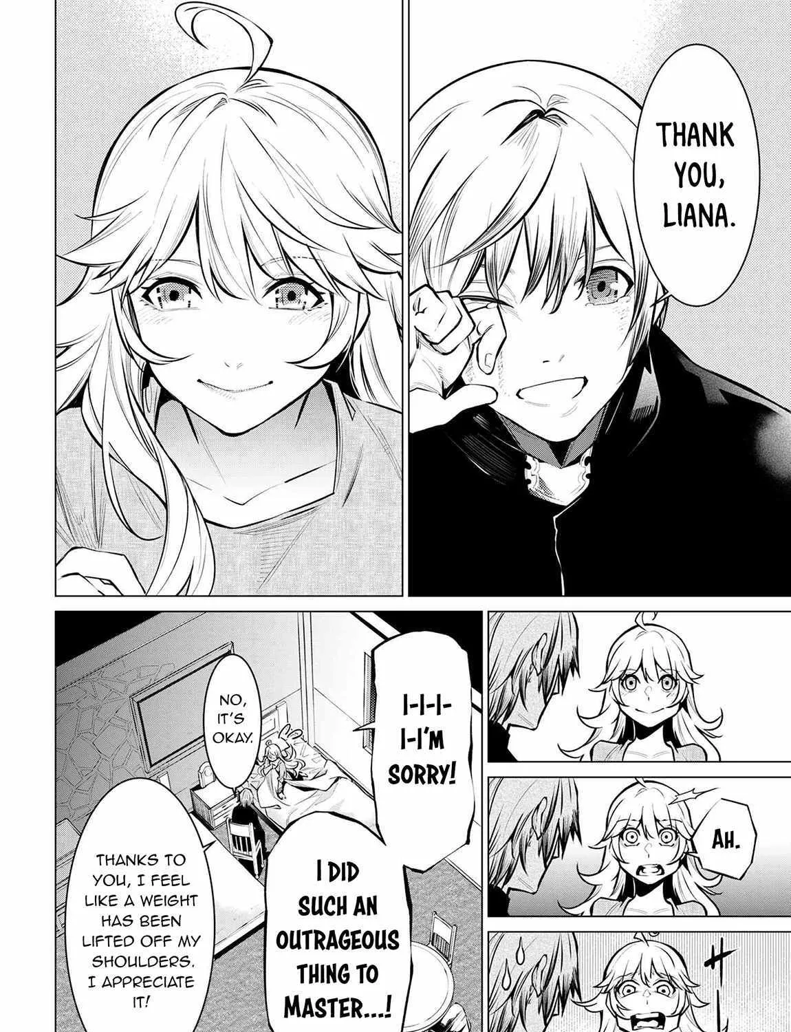 SSS RANK DUNGEON DE KNIFE ICHIHON TEWATASARE TSUIHOU SARETA HAKUMA DOUSHI: YGGDRASIL NO NOROI NIYORI JAKUTEN DEARU MARYOKU FUSOKU O KOKUFUKUSHI SEKAI SAIKYOU E TO ITARU Chapter 17 page 36 - 