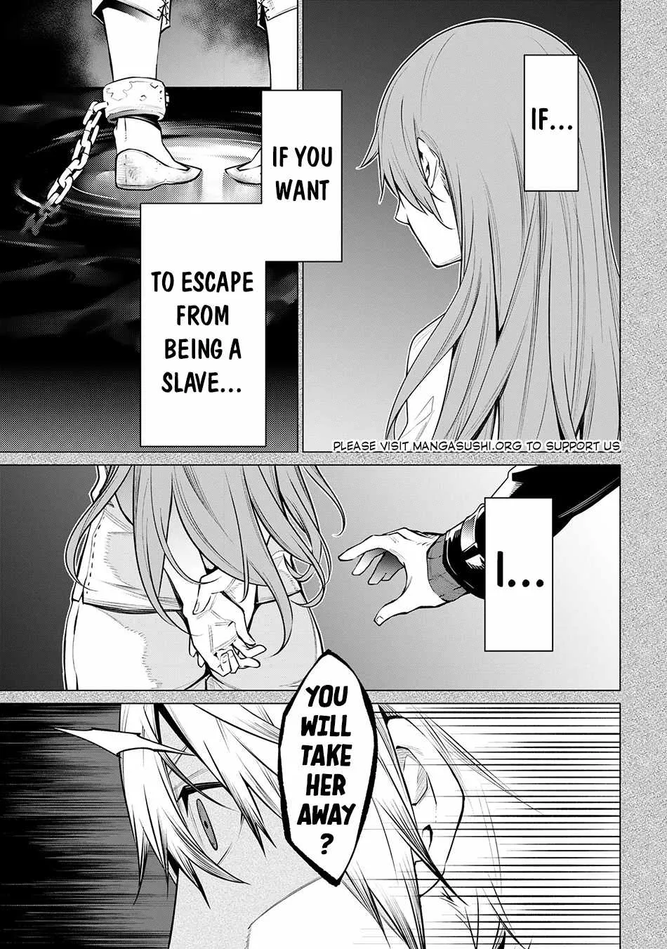 SSS RANK DUNGEON DE KNIFE ICHIHON TEWATASARE TSUIHOU SARETA HAKUMA DOUSHI: YGGDRASIL NO NOROI NIYORI JAKUTEN DEARU MARYOKU FUSOKU O KOKUFUKUSHI SEKAI SAIKYOU E TO ITARU Chapter 18 page 5 - 