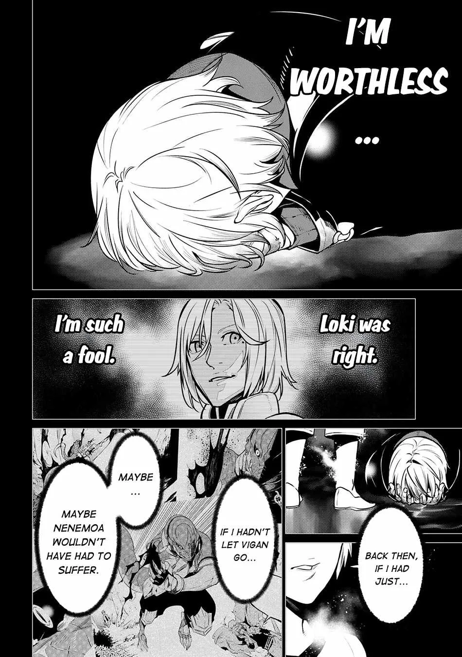 SSS RANK DUNGEON DE KNIFE ICHIHON TEWATASARE TSUIHOU SARETA HAKUMA DOUSHI: YGGDRASIL NO NOROI NIYORI JAKUTEN DEARU MARYOKU FUSOKU O KOKUFUKUSHI SEKAI SAIKYOU E TO ITARU Chapter 21 page 15 - 