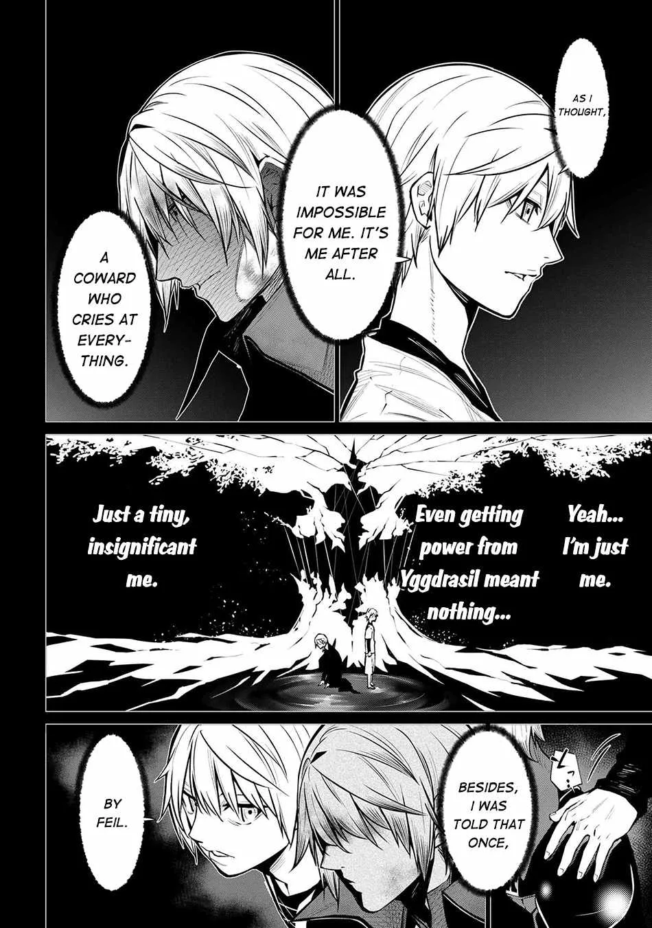 SSS RANK DUNGEON DE KNIFE ICHIHON TEWATASARE TSUIHOU SARETA HAKUMA DOUSHI: YGGDRASIL NO NOROI NIYORI JAKUTEN DEARU MARYOKU FUSOKU O KOKUFUKUSHI SEKAI SAIKYOU E TO ITARU Chapter 21 page 19 - 