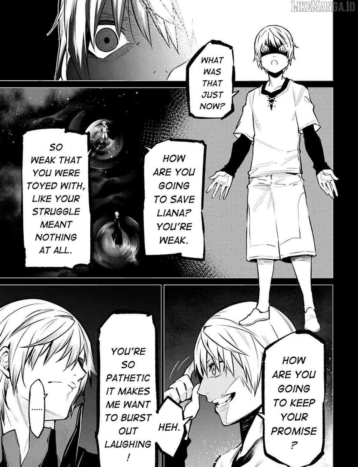 SSS RANK DUNGEON DE KNIFE ICHIHON TEWATASARE TSUIHOU SARETA HAKUMA DOUSHI: YGGDRASIL NO NOROI NIYORI JAKUTEN DEARU MARYOKU FUSOKU O KOKUFUKUSHI SEKAI SAIKYOU E TO ITARU Chapter 22.2 page 14 - 