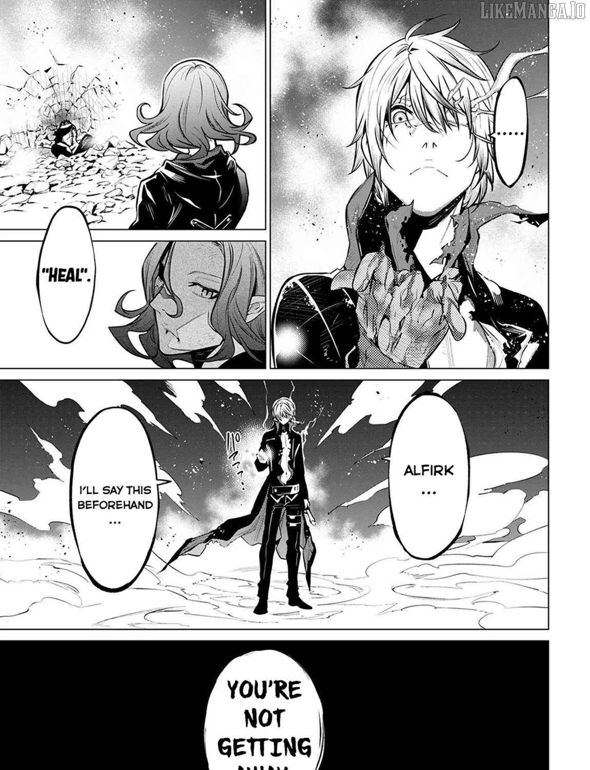 SSS RANK DUNGEON DE KNIFE ICHIHON TEWATASARE TSUIHOU SARETA HAKUMA DOUSHI: YGGDRASIL NO NOROI NIYORI JAKUTEN DEARU MARYOKU FUSOKU O KOKUFUKUSHI SEKAI SAIKYOU E TO ITARU Chapter 22.2 page 49 - 