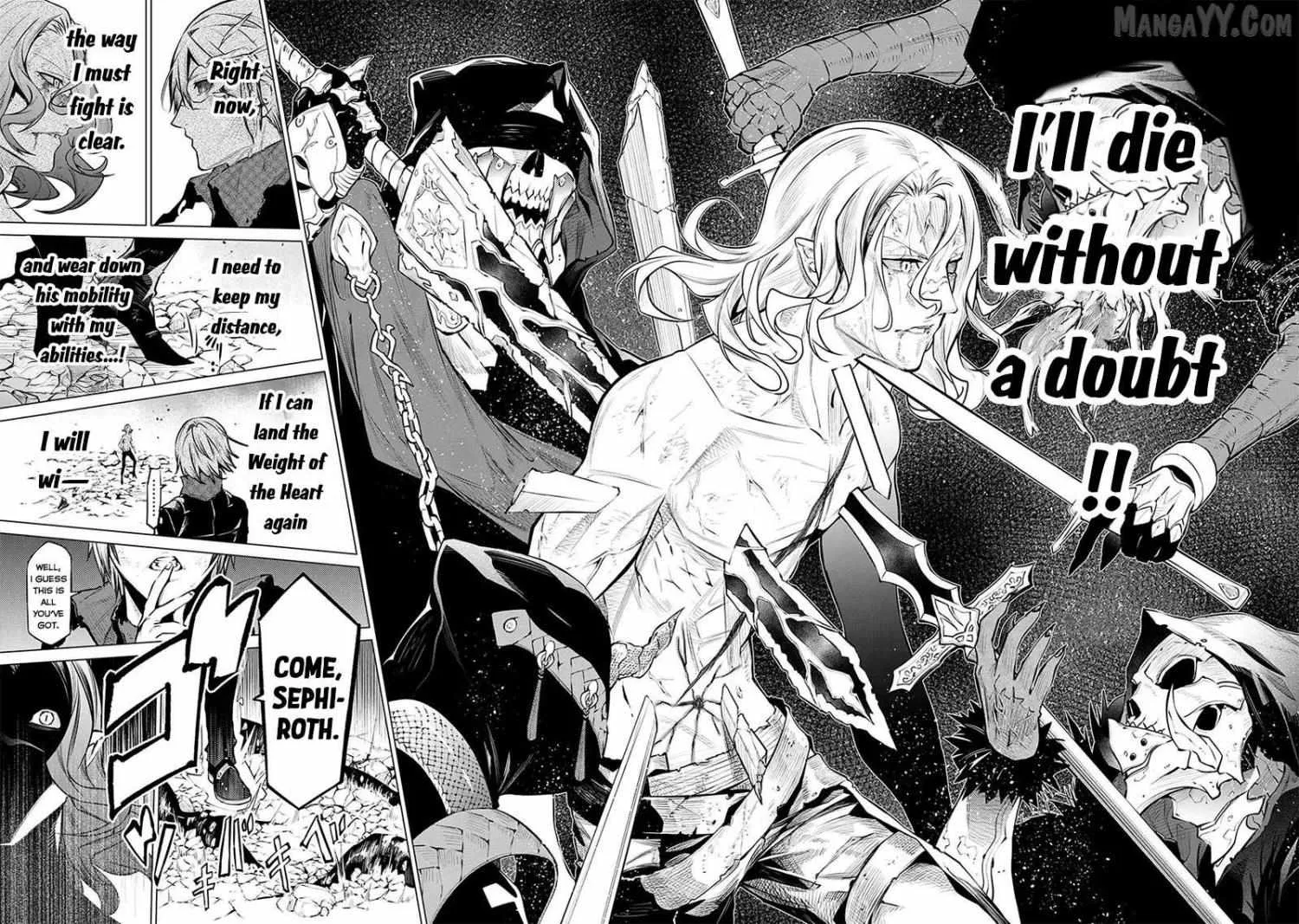SSS RANK DUNGEON DE KNIFE ICHIHON TEWATASARE TSUIHOU SARETA HAKUMA DOUSHI: YGGDRASIL NO NOROI NIYORI JAKUTEN DEARU MARYOKU FUSOKU O KOKUFUKUSHI SEKAI SAIKYOU E TO ITARU Chapter 23.3 page 8 - 