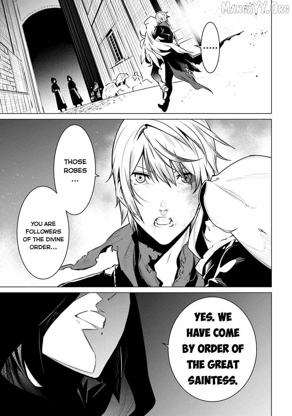 SSS RANK DUNGEON DE KNIFE ICHIHON TEWATASARE TSUIHOU SARETA HAKUMA DOUSHI: YGGDRASIL NO NOROI NIYORI JAKUTEN DEARU MARYOKU FUSOKU O KOKUFUKUSHI SEKAI SAIKYOU E TO ITARU Chapter 26 page 41 - 