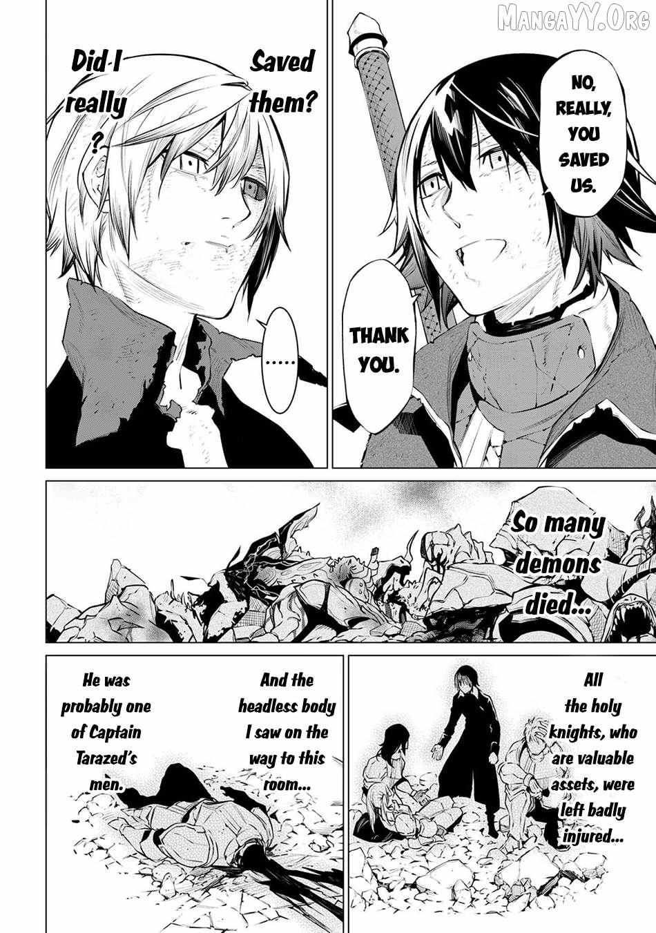 SSS RANK DUNGEON DE KNIFE ICHIHON TEWATASARE TSUIHOU SARETA HAKUMA DOUSHI: YGGDRASIL NO NOROI NIYORI JAKUTEN DEARU MARYOKU FUSOKU O KOKUFUKUSHI SEKAI SAIKYOU E TO ITARU Chapter 26 page 8 - 