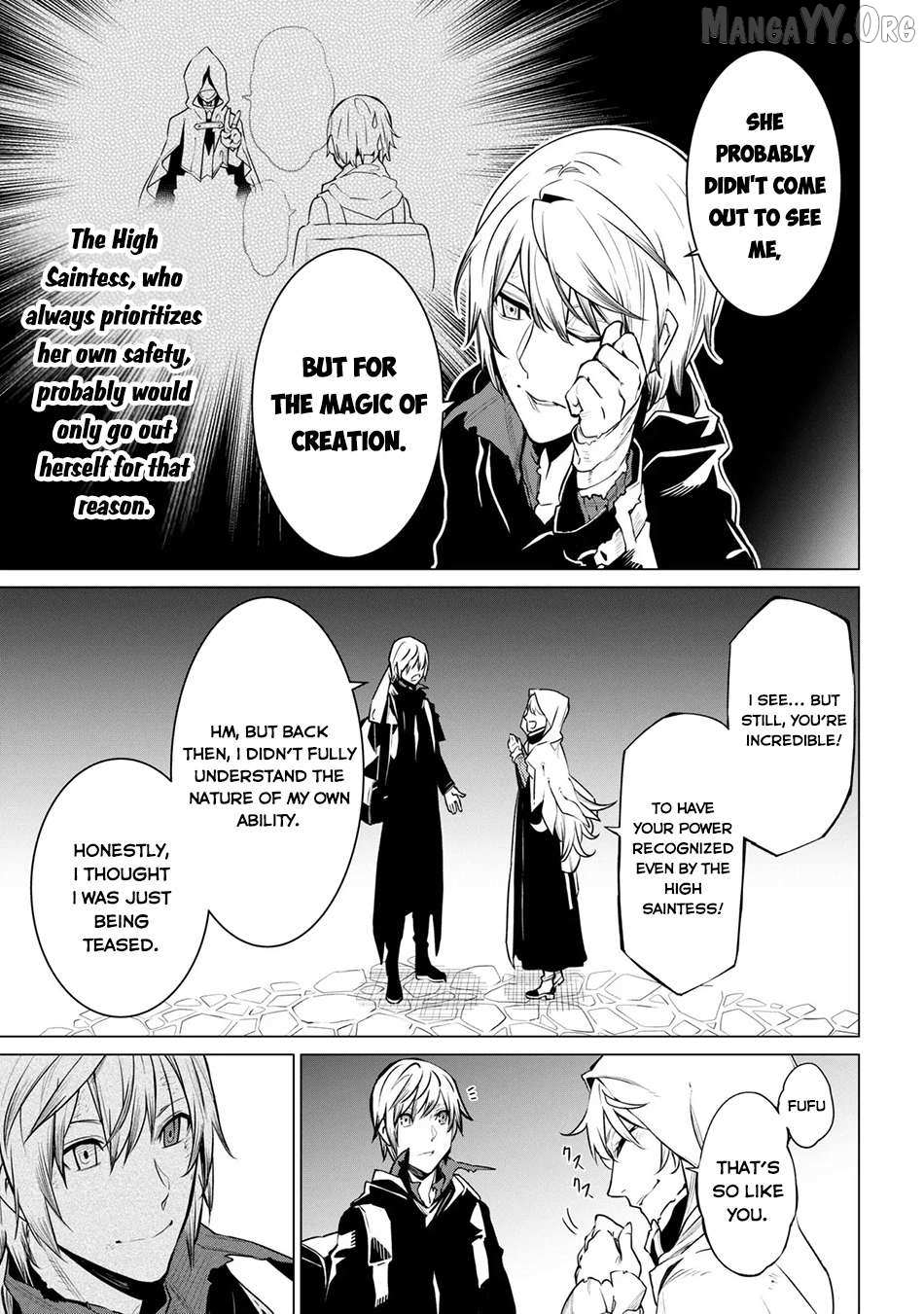 SSS RANK DUNGEON DE KNIFE ICHIHON TEWATASARE TSUIHOU SARETA HAKUMA DOUSHI: YGGDRASIL NO NOROI NIYORI JAKUTEN DEARU MARYOKU FUSOKU O KOKUFUKUSHI SEKAI SAIKYOU E TO ITARU Chapter 27 page 10 - 
