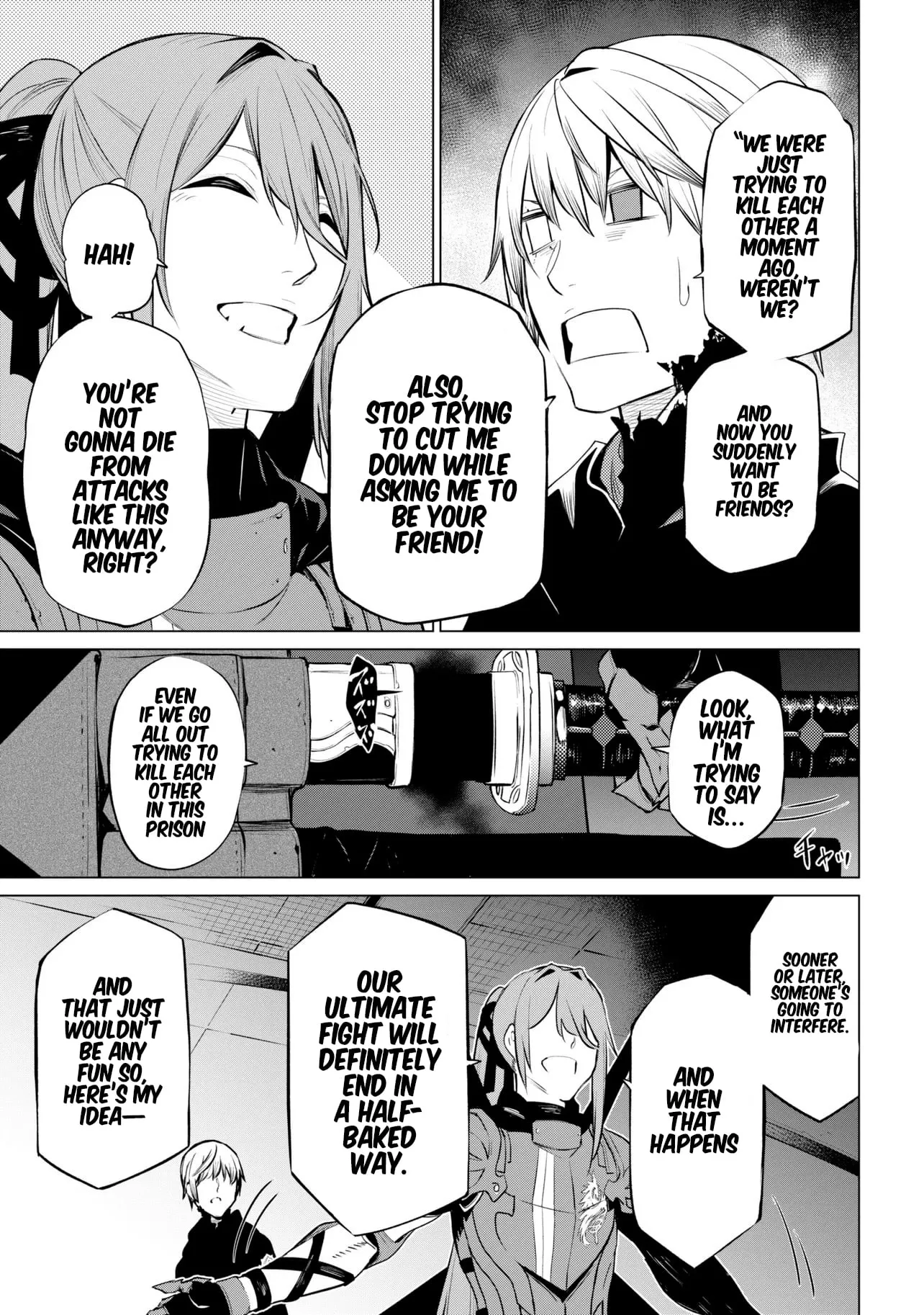 SSS RANK DUNGEON DE KNIFE ICHIHON TEWATASARE TSUIHOU SARETA HAKUMA DOUSHI: YGGDRASIL NO NOROI NIYORI JAKUTEN DEARU MARYOKU FUSOKU O KOKUFUKUSHI SEKAI SAIKYOU E TO ITARU Chapter 29 page 24 - 