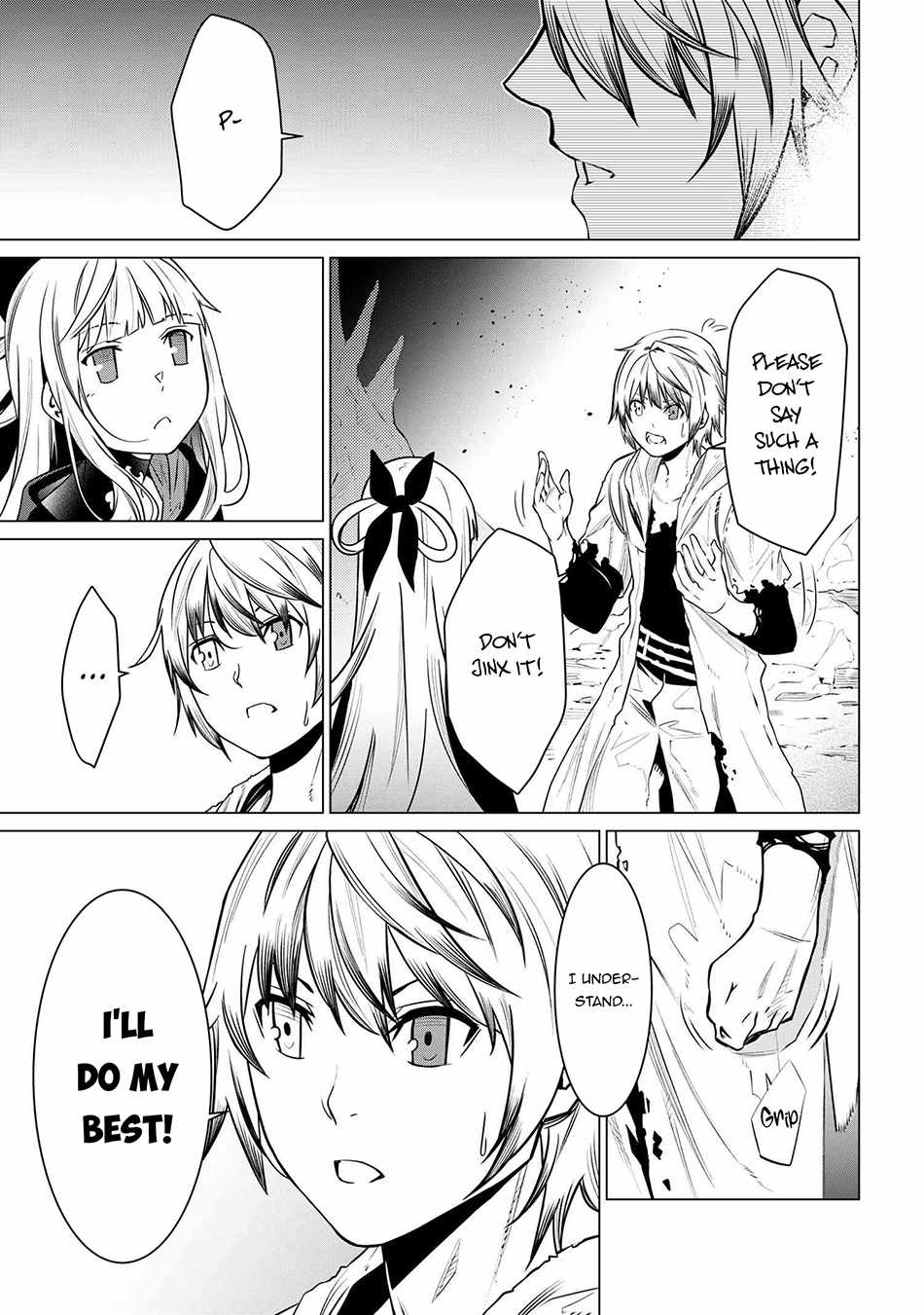 SSS RANK DUNGEON DE KNIFE ICHIHON TEWATASARE TSUIHOU SARETA HAKUMA DOUSHI: YGGDRASIL NO NOROI NIYORI JAKUTEN DEARU MARYOKU FUSOKU O KOKUFUKUSHI SEKAI SAIKYOU E TO ITARU Chapter 3.2 page 5 - 