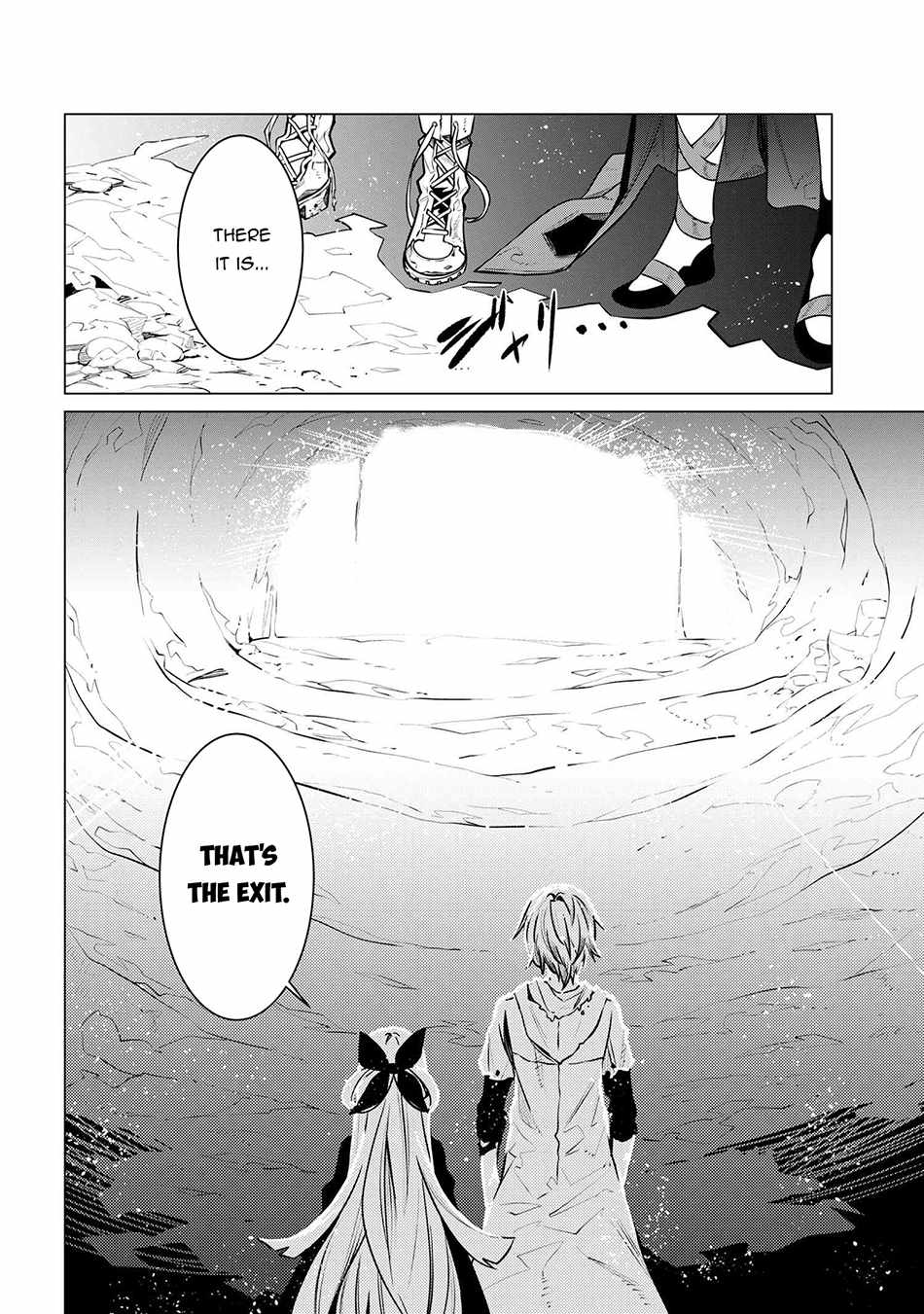 SSS RANK DUNGEON DE KNIFE ICHIHON TEWATASARE TSUIHOU SARETA HAKUMA DOUSHI: YGGDRASIL NO NOROI NIYORI JAKUTEN DEARU MARYOKU FUSOKU O KOKUFUKUSHI SEKAI SAIKYOU E TO ITARU Chapter 3.2 page 10 - 
