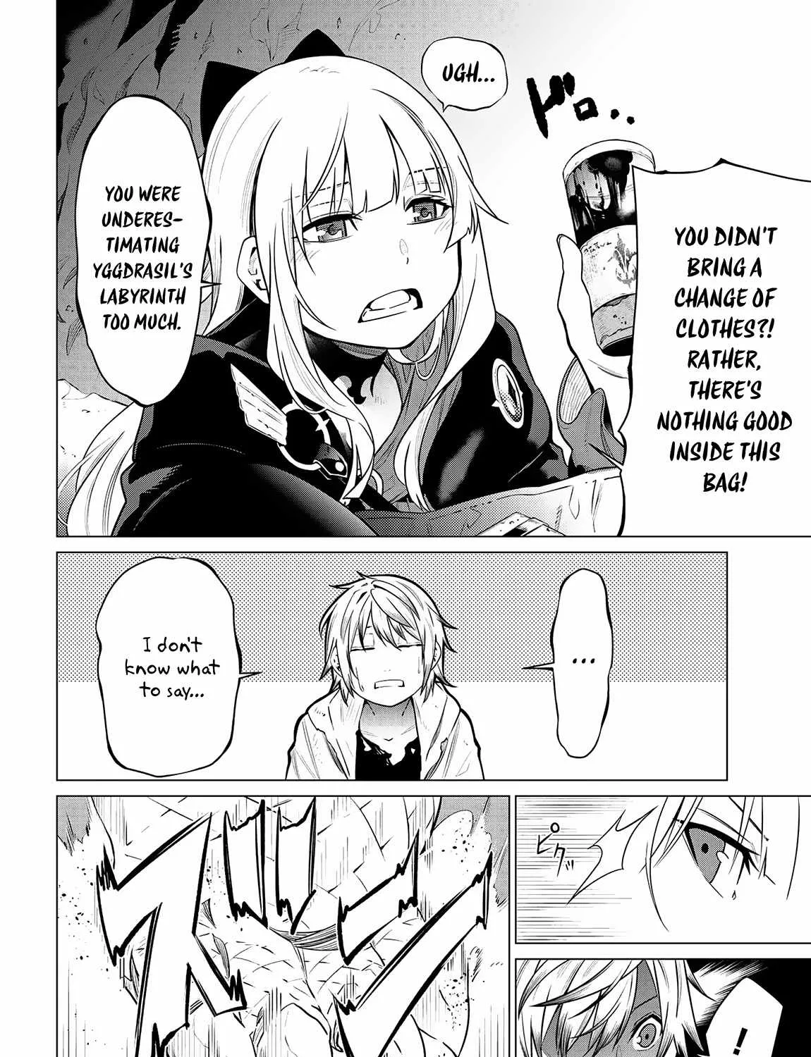 SSS RANK DUNGEON DE KNIFE ICHIHON TEWATASARE TSUIHOU SARETA HAKUMA DOUSHI: YGGDRASIL NO NOROI NIYORI JAKUTEN DEARU MARYOKU FUSOKU O KOKUFUKUSHI SEKAI SAIKYOU E TO ITARU Chapter 3 page 26 - 