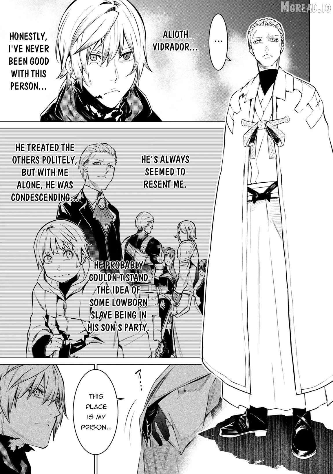 SSS RANK DUNGEON DE KNIFE ICHIHON TEWATASARE TSUIHOU SARETA HAKUMA DOUSHI: YGGDRASIL NO NOROI NIYORI JAKUTEN DEARU MARYOKU FUSOKU O KOKUFUKUSHI SEKAI SAIKYOU E TO ITARU Chapter 30 page 4 - 