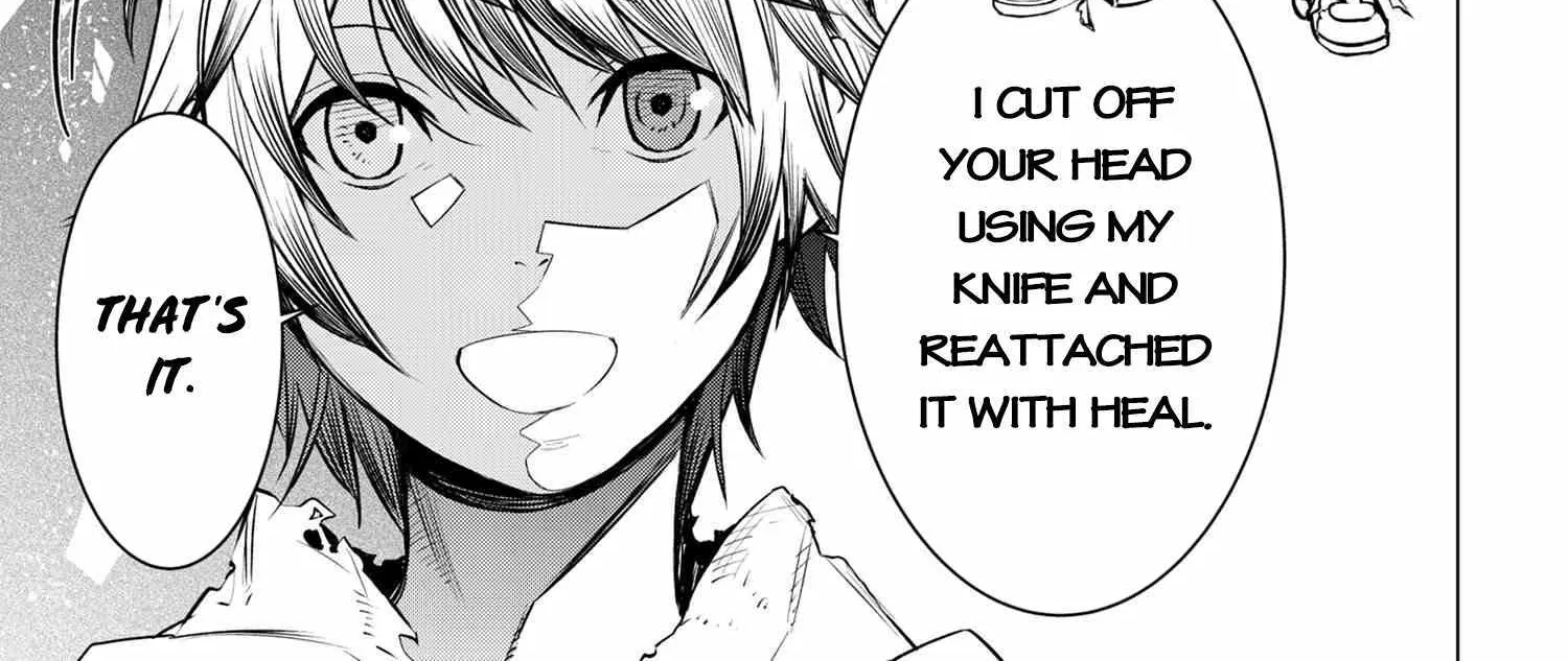 SSS RANK DUNGEON DE KNIFE ICHIHON TEWATASARE TSUIHOU SARETA HAKUMA DOUSHI: YGGDRASIL NO NOROI NIYORI JAKUTEN DEARU MARYOKU FUSOKU O KOKUFUKUSHI SEKAI SAIKYOU E TO ITARU Chapter 4 page 11 - 