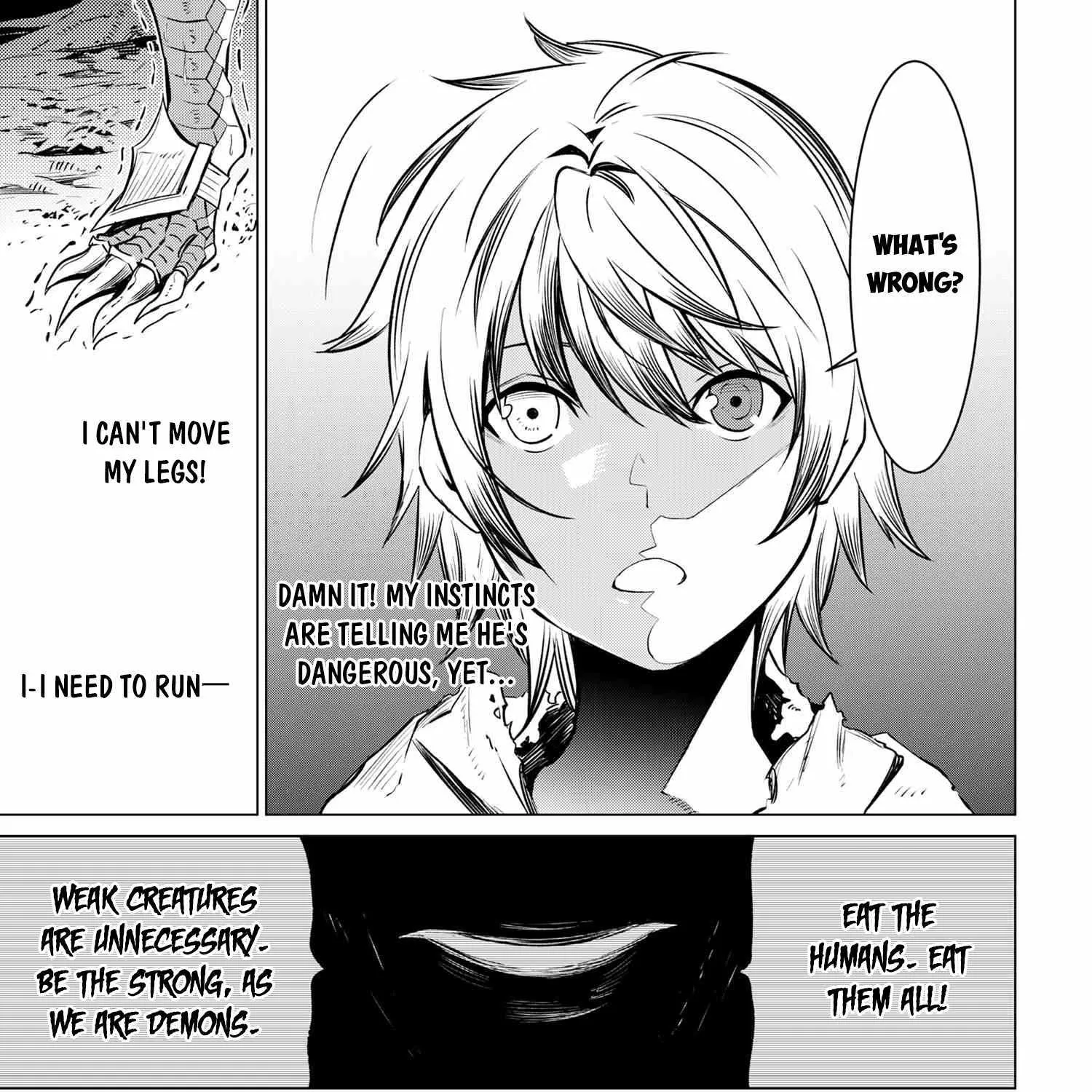 SSS RANK DUNGEON DE KNIFE ICHIHON TEWATASARE TSUIHOU SARETA HAKUMA DOUSHI: YGGDRASIL NO NOROI NIYORI JAKUTEN DEARU MARYOKU FUSOKU O KOKUFUKUSHI SEKAI SAIKYOU E TO ITARU Chapter 4 page 14 - 