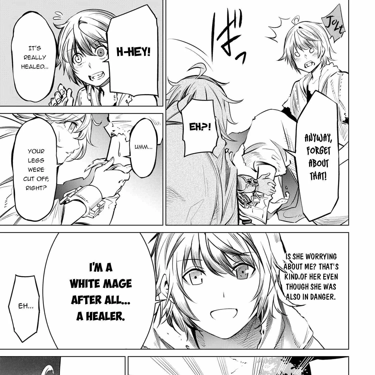 SSS RANK DUNGEON DE KNIFE ICHIHON TEWATASARE TSUIHOU SARETA HAKUMA DOUSHI: YGGDRASIL NO NOROI NIYORI JAKUTEN DEARU MARYOKU FUSOKU O KOKUFUKUSHI SEKAI SAIKYOU E TO ITARU Chapter 4 page 30 - 