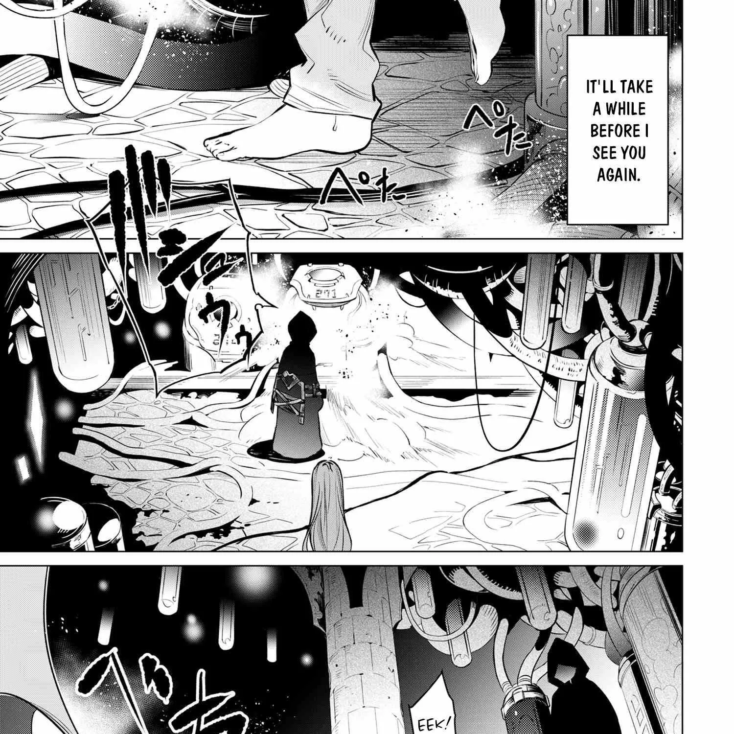 SSS RANK DUNGEON DE KNIFE ICHIHON TEWATASARE TSUIHOU SARETA HAKUMA DOUSHI: YGGDRASIL NO NOROI NIYORI JAKUTEN DEARU MARYOKU FUSOKU O KOKUFUKUSHI SEKAI SAIKYOU E TO ITARU Chapter 4 page 42 - 