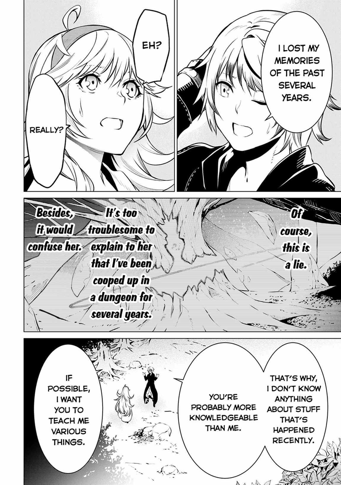 SSS RANK DUNGEON DE KNIFE ICHIHON TEWATASARE TSUIHOU SARETA HAKUMA DOUSHI: YGGDRASIL NO NOROI NIYORI JAKUTEN DEARU MARYOKU FUSOKU O KOKUFUKUSHI SEKAI SAIKYOU E TO ITARU Chapter 5.2 page 9 - 