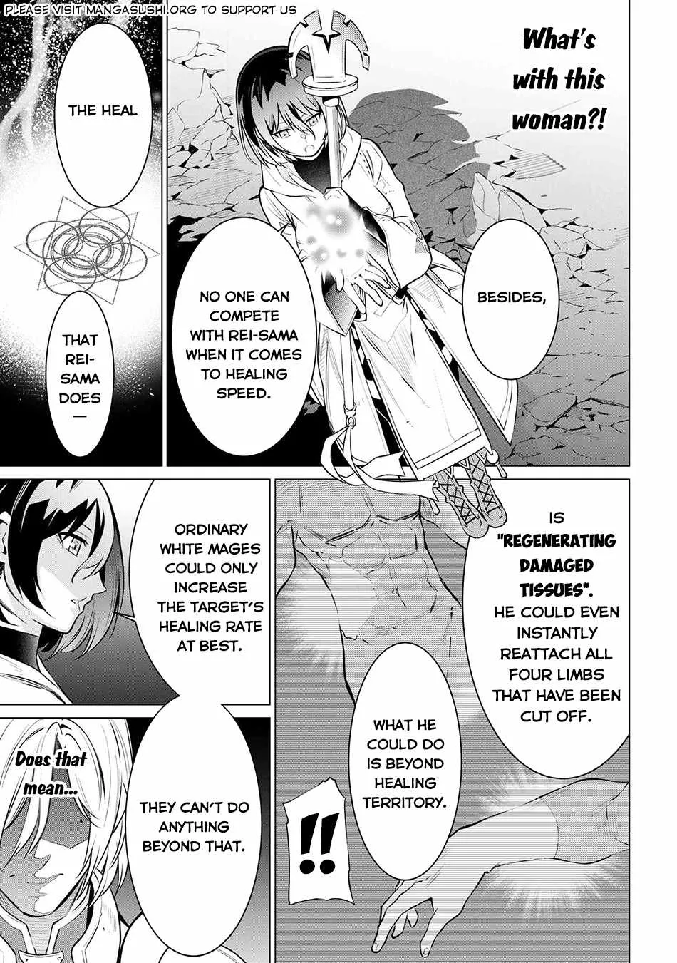 SSS RANK DUNGEON DE KNIFE ICHIHON TEWATASARE TSUIHOU SARETA HAKUMA DOUSHI: YGGDRASIL NO NOROI NIYORI JAKUTEN DEARU MARYOKU FUSOKU O KOKUFUKUSHI SEKAI SAIKYOU E TO ITARU Chapter 6.1 page 14 - 
