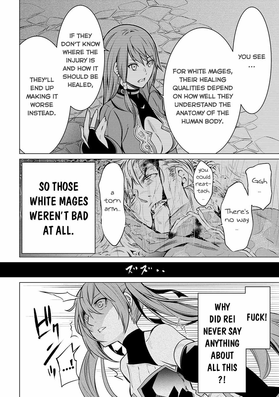 SSS RANK DUNGEON DE KNIFE ICHIHON TEWATASARE TSUIHOU SARETA HAKUMA DOUSHI: YGGDRASIL NO NOROI NIYORI JAKUTEN DEARU MARYOKU FUSOKU O KOKUFUKUSHI SEKAI SAIKYOU E TO ITARU Chapter 6.2 page 16 - 