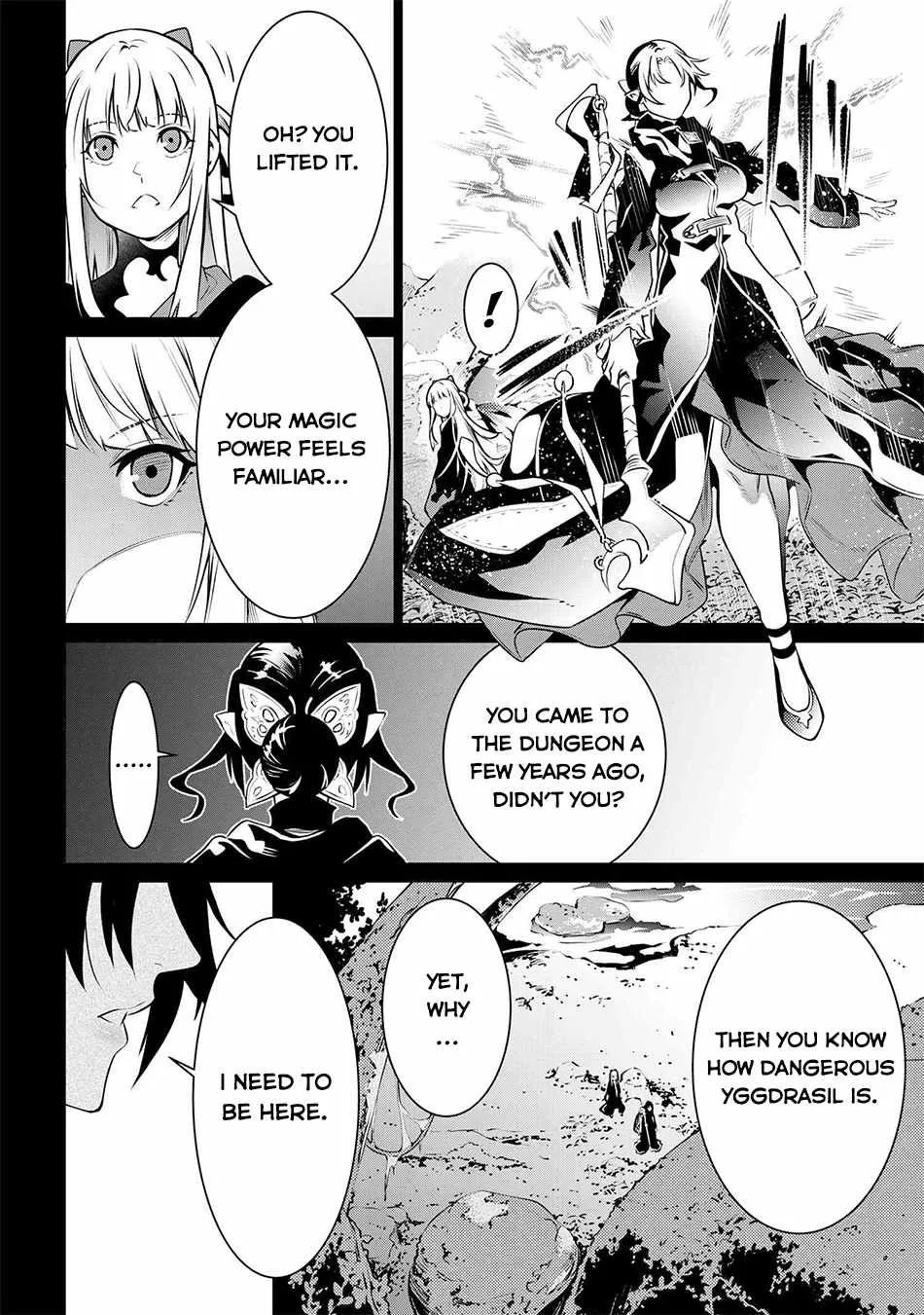 SSS RANK DUNGEON DE KNIFE ICHIHON TEWATASARE TSUIHOU SARETA HAKUMA DOUSHI: YGGDRASIL NO NOROI NIYORI JAKUTEN DEARU MARYOKU FUSOKU O KOKUFUKUSHI SEKAI SAIKYOU E TO ITARU Chapter 7 page 11 - 
