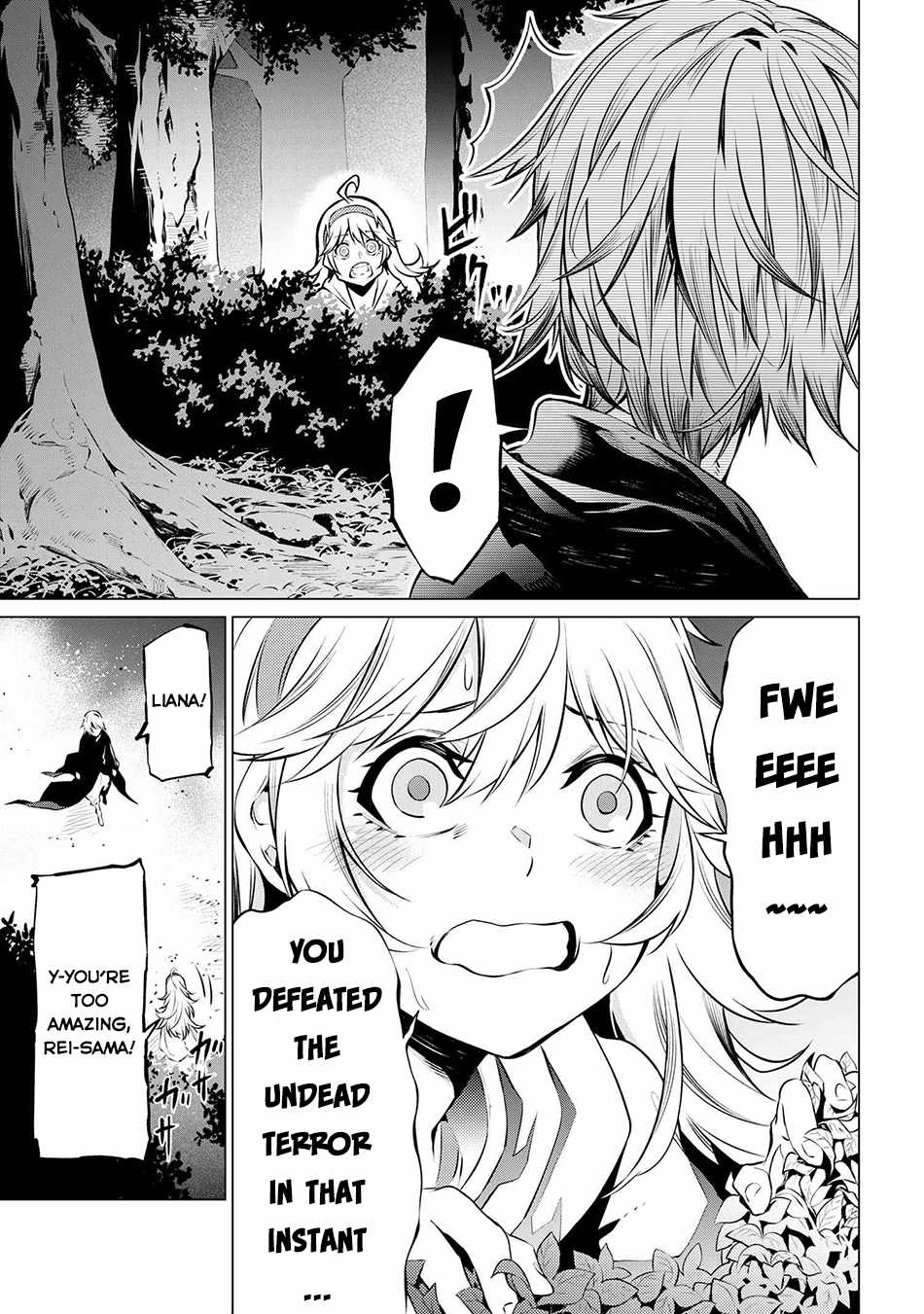 SSS RANK DUNGEON DE KNIFE ICHIHON TEWATASARE TSUIHOU SARETA HAKUMA DOUSHI: YGGDRASIL NO NOROI NIYORI JAKUTEN DEARU MARYOKU FUSOKU O KOKUFUKUSHI SEKAI SAIKYOU E TO ITARU Chapter 8.2 page 4 - 